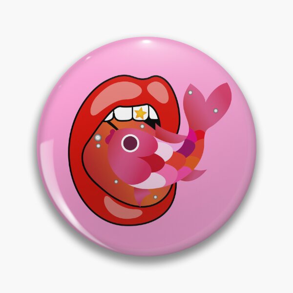 Item preview, RUNAWAY STEPH Design Red Candy Fish Mouth Classic designed and sold by RunawaySteph.