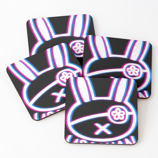 Item preview, Usachan bunny white neon designed and sold by RaspberryStud.