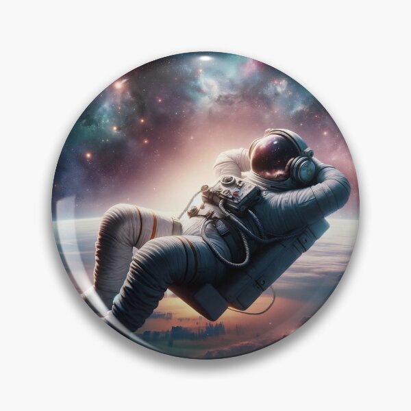Item preview, Astronaut Listening to Music, Astronaut Chilling, Chill Astronaut designed and sold by Fun-N-Cool-Tees.