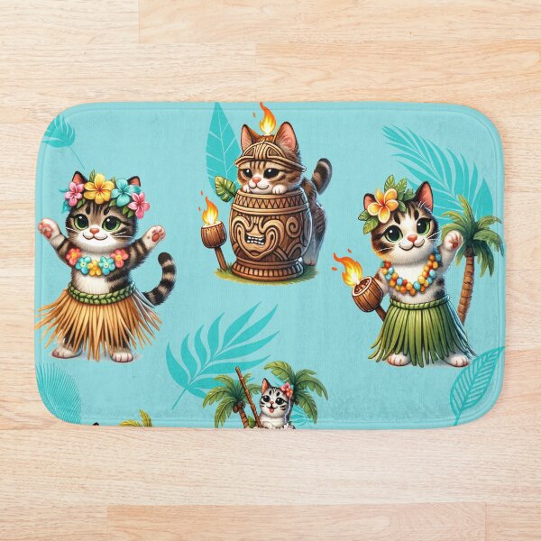 Aperçu de l'œuvre Moustaches et Tikis créée et vendue par ThatRandomJerk.