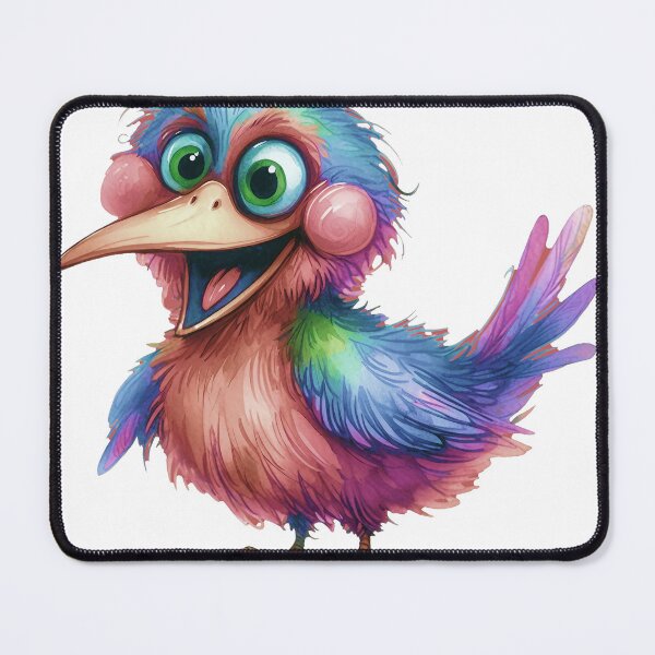 Item preview, Colorful Cartoon Bird with Exaggerated Features designed and sold by Rostislav Bouda.