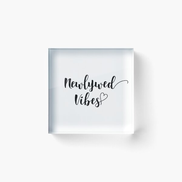 Item preview, NEWLYWED VIBES designed and sold by Sillybear PrintsItAll.