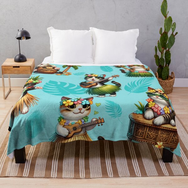 Artikelvorschau, Tiki Tabby Tropics entworfen und verkauft von ThatRandomJerk.