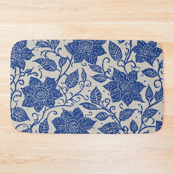 Item preview, Boho Floral Pattern Blue designed and sold by tonymagnerart.
