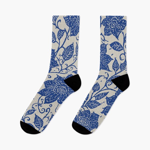Item preview, Boho Floral Pattern Blue designed and sold by tonymagnerart.