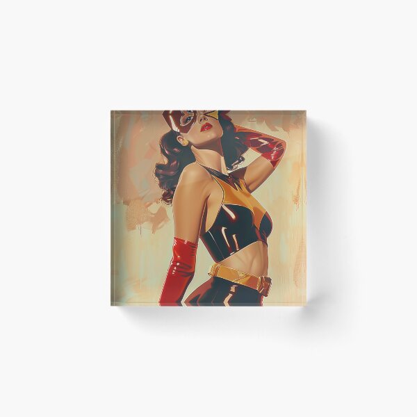 Aperçu de l'œuvre Vixen Vigilante de la scène du Vaudeville créée et vendue par Retro Type.