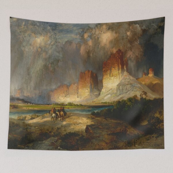 Item preview, Cliffs of the Upper Colorado River, Wyoming Territory, Thomas Moran designed and sold by Suzana Djordjevic.