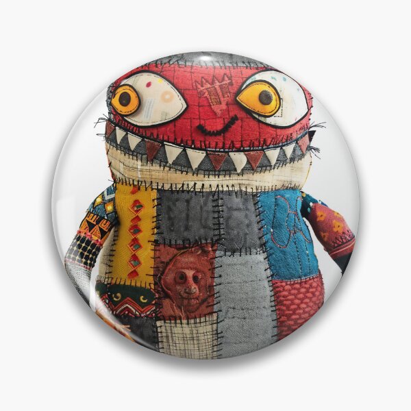Item preview, Stitchy The Patchwork Monster designed and sold by RENcraft.