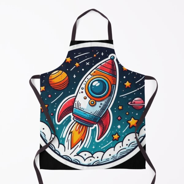 Item preview, "Cosmic Voyage: Abstract Spaceship Rocket Artwork" designed and sold by DarkSideArtz.