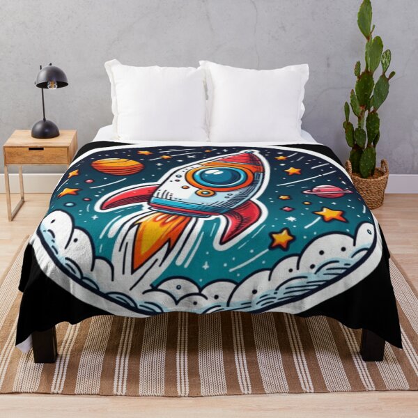 Item preview, "Cosmic Voyage: Abstract Spaceship Rocket Artwork" designed and sold by DarkSideArtz.