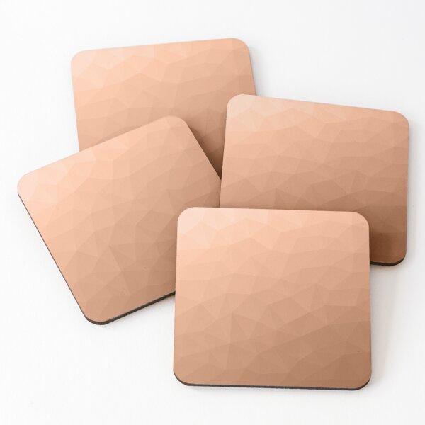 Item preview, Peach orange ombre gradient geometric mesh pattern Triangle design color of 2024 designed and sold by PLdesign.