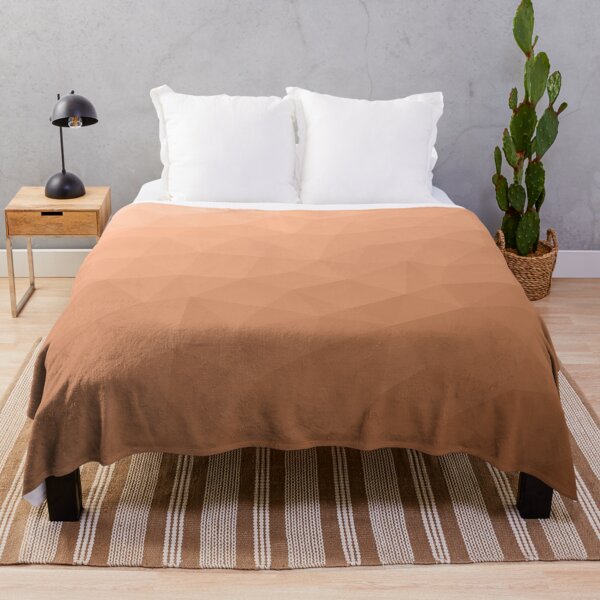 Item preview, Peach orange ombre gradient geometric mesh pattern Triangle design color of 2024 designed and sold by PLdesign.