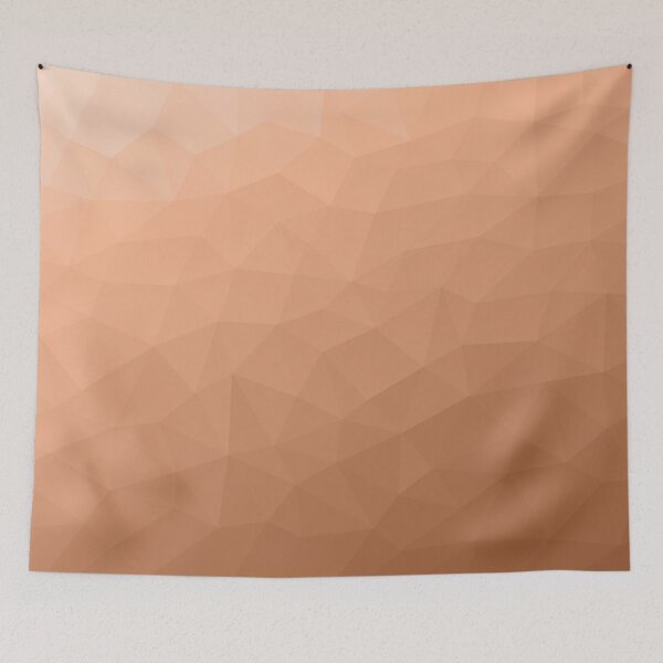 Item preview, Peach orange ombre gradient geometric mesh pattern Triangle design color of 2024 designed and sold by PLdesign.