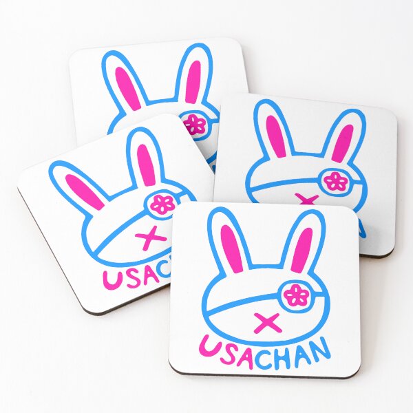 Item preview, Usachan bunny Pink/Blue designed and sold by RaspberryStud.