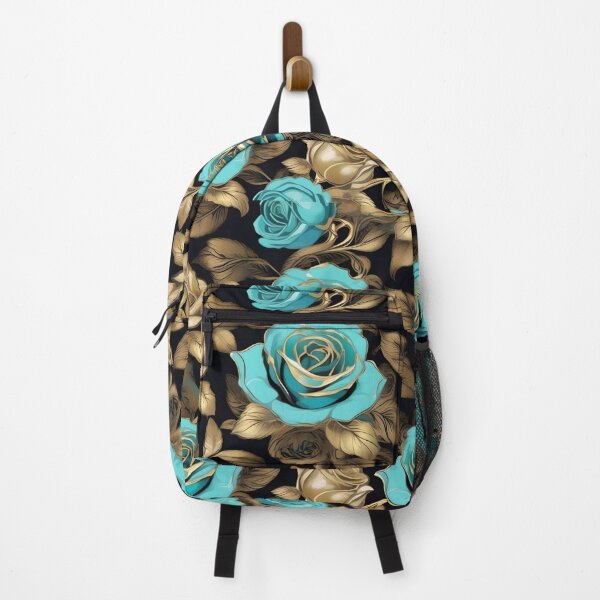 Item preview, Baroque Inspired Mint Blue Roses designed and sold by DesignsByPrnces.