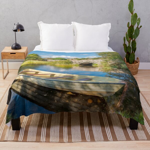 Item preview, Boat At Padarn Lake Llanberis designed and sold by AJEvans.