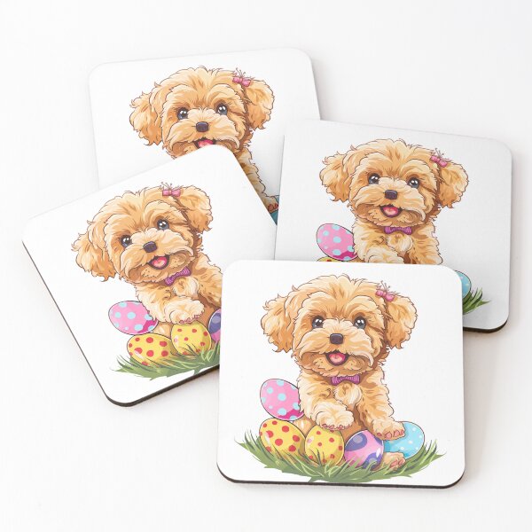 Item preview, Maltipoo Easter Bunny designed and sold by ChrisCandle.