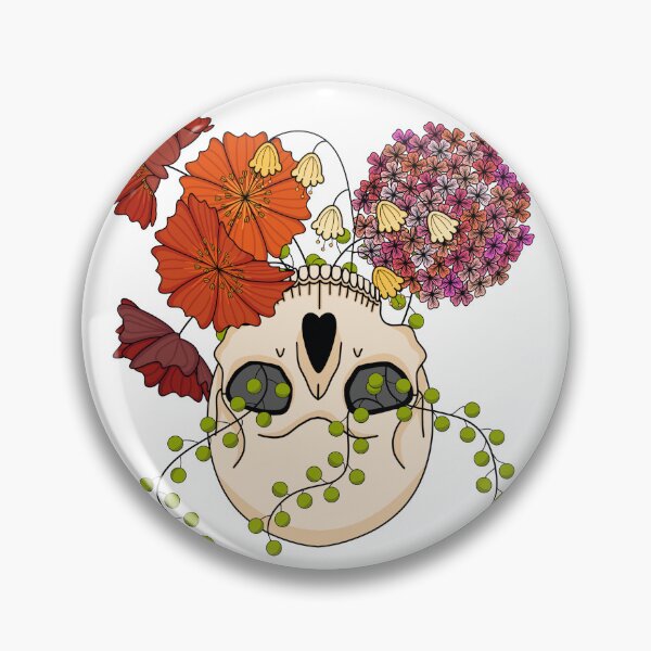 Item preview, Botanical Skull designed and sold by Jodecor.