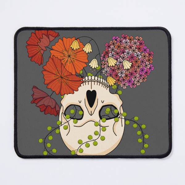 Item preview, Botanical Skull designed and sold by Jodecor.