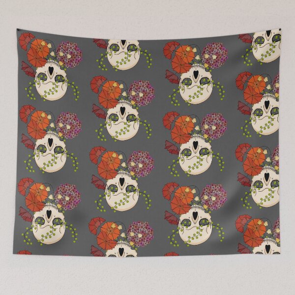 Item preview, Botanical Skull designed and sold by Jodecor.