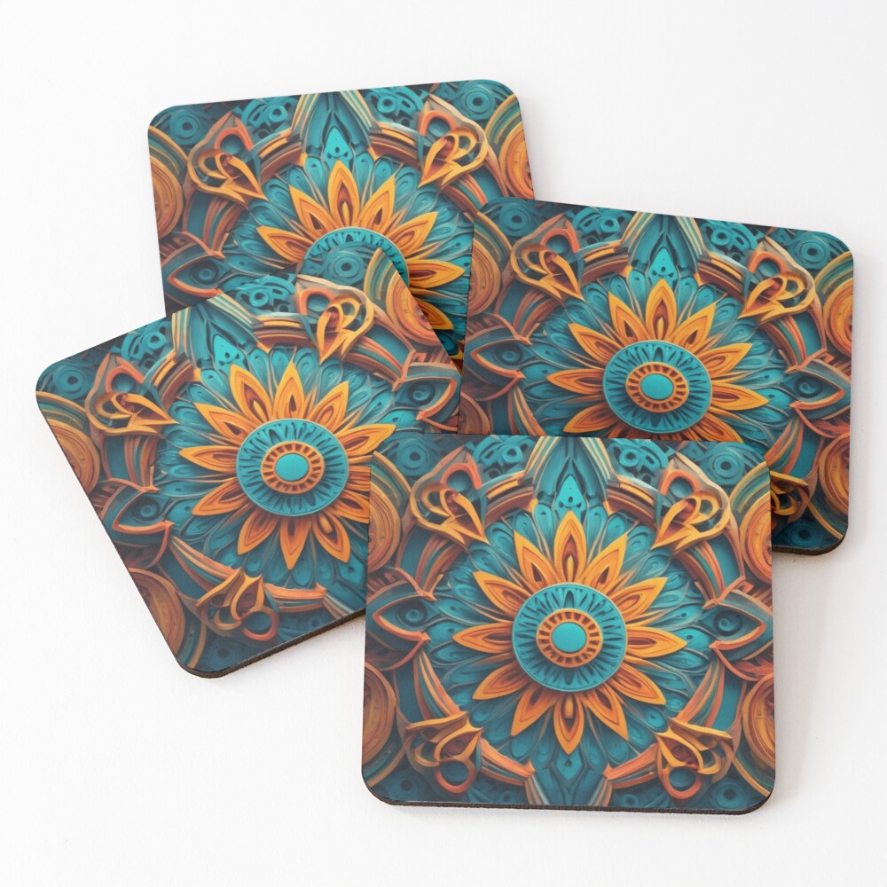 Item preview, Coasters (Set of 4) designed and sold by BubbleTextBox.