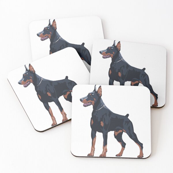 Item preview, Doberman Pinscher dog standing designed and sold by kavalenkavart.