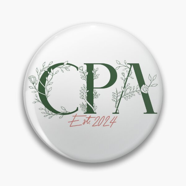 Item preview, Floral CPA Established 2024 designed and sold by accountingann.