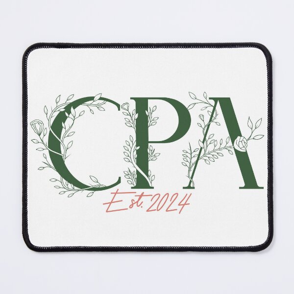 Item preview, Floral CPA Established 2024 designed and sold by accountingann.