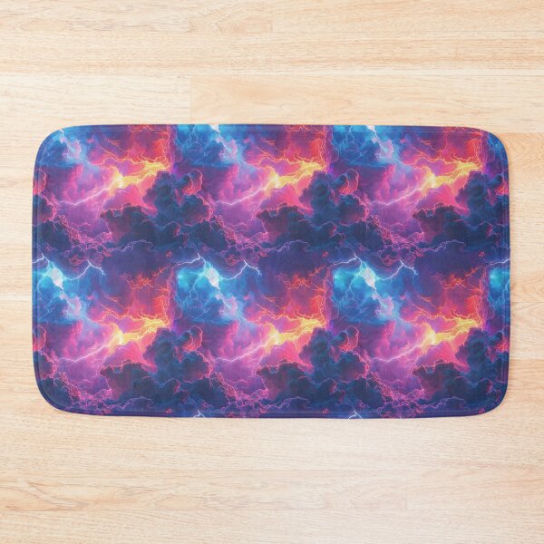Item preview, Colourful Lightnings Sky, Seamless Pattern designed and sold by patternicco.