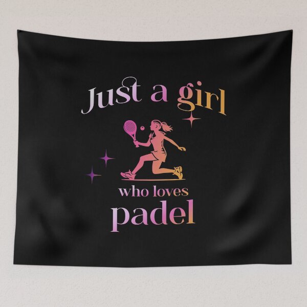 Item preview, Just a girl who loves padel designed and sold by ByDesign61.