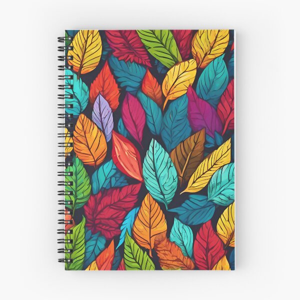 Item preview, Colourful Leaves Pattern designed and sold by inspire-gifts.