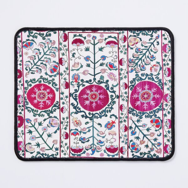 Item preview, Lakai Suzani Vintage Boho Uzbekistan Embroidery Print designed and sold by Vicky Brago-Mitchell®.