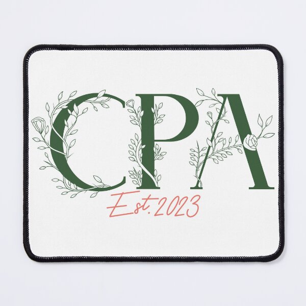 Item preview, Floral CPA Established 2023 designed and sold by accountingann.