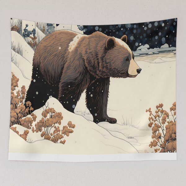 Item preview, Majestic Alaska Brown Bear designed and sold by Animal-ink.