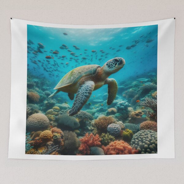 Item preview, Shell Sentinel - Wise Seafaring Turtle designed and sold by ProgressMagnet.