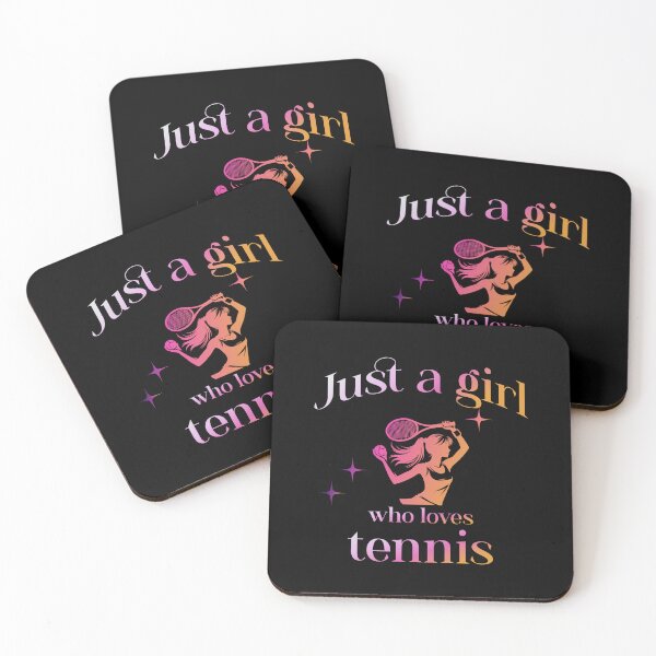 Item preview, Just a girl who loves tennis designed and sold by ByDesign61.