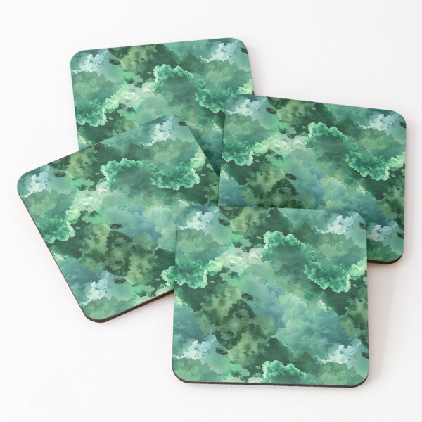 Item preview, Green Dramatic Clouds, Seamless Pattern designed and sold by patternicco.