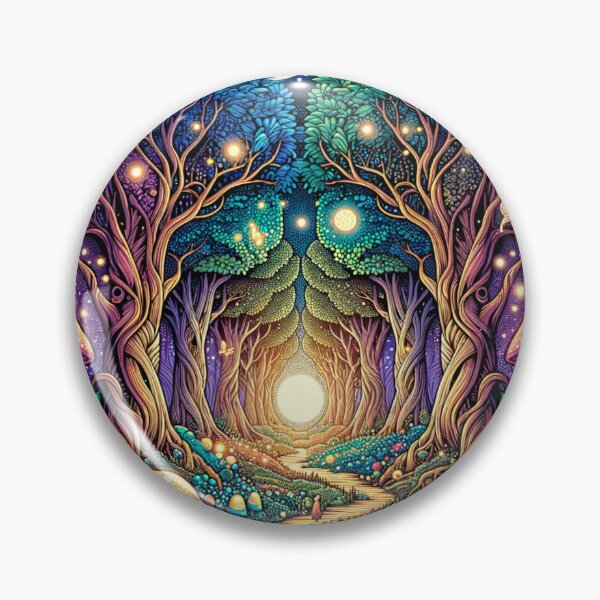 Item preview, Magical Forest with Towering Trees and Hidden Pathways designed and sold by Philip-p22.