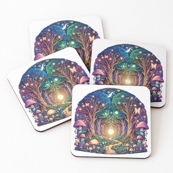 Item preview, Magical Forest with Towering Trees and Hidden Pathways designed and sold by Philip-p22.