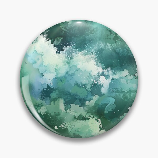Item preview, Green Anime Clouds, Seamless Pattern designed and sold by patternicco.