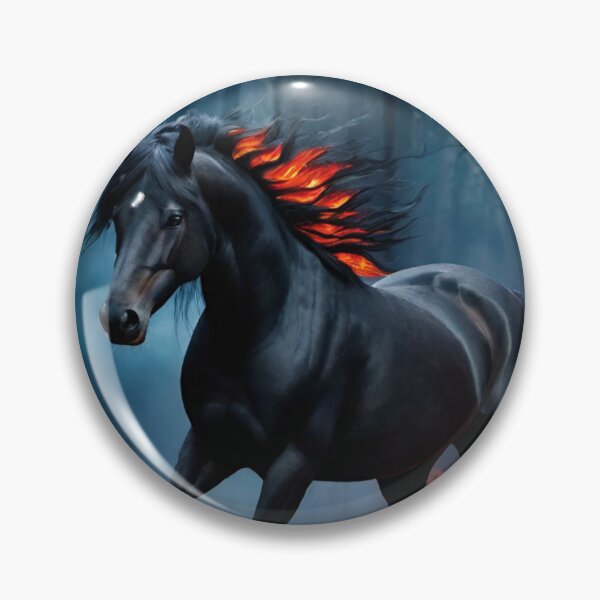 Item preview, Black Fire Horse designed and sold by ThralStore.