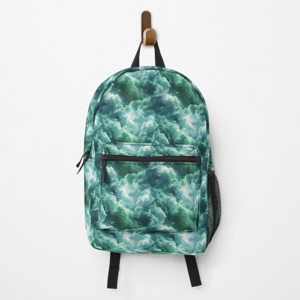 Item preview, Green Atmospheric Clouds, Seamless Pattern designed and sold by patternicco.