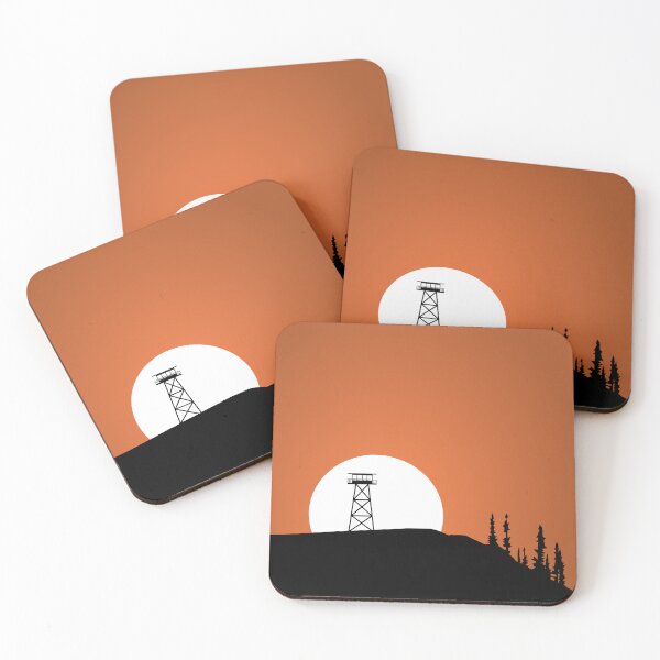 Item preview, Fire Lookout Tower Sunset designed and sold by Jon Mardin.