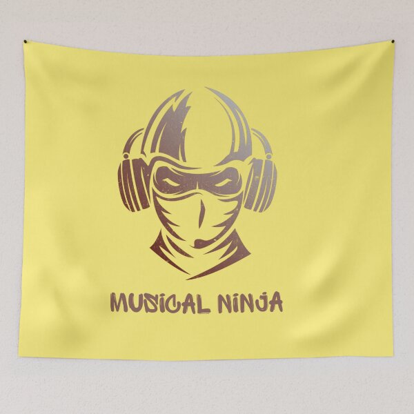 Item preview, Music Ninja. Cool Ninja With Headphones designed and sold by Rebel-Design.