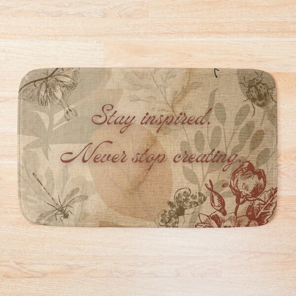 Item preview, Stay inspired, never stop creating designed and sold by Rekline.