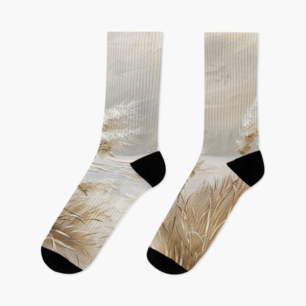 Item preview, Sea Oats Beach Scenery Neutral Print designed and sold by MargaretWiktor.