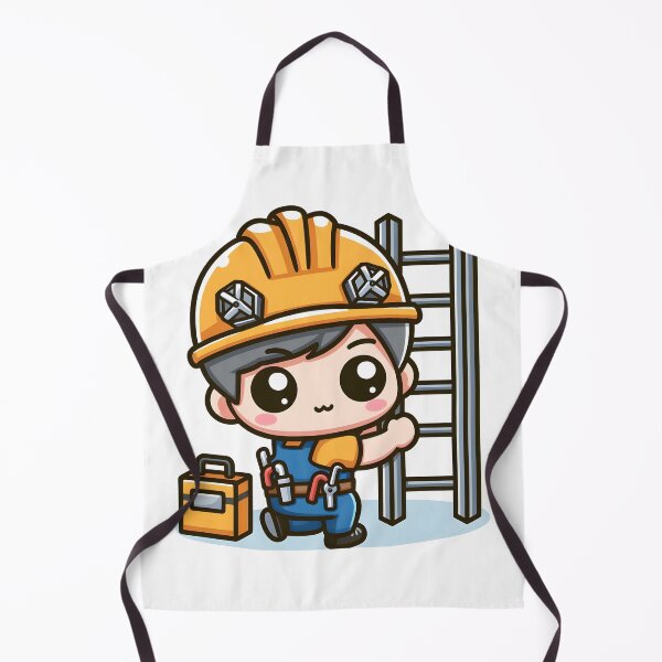 Item preview, Kawaii Mechanic: Wearing A Hard Hat designed and sold by CanvasCutie.