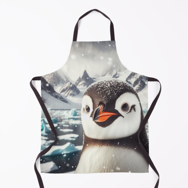 Aperçu de l'œuvre Frosty Flippers - La grâce arctique du pingouin créée et vendue par ProgressMagnet.