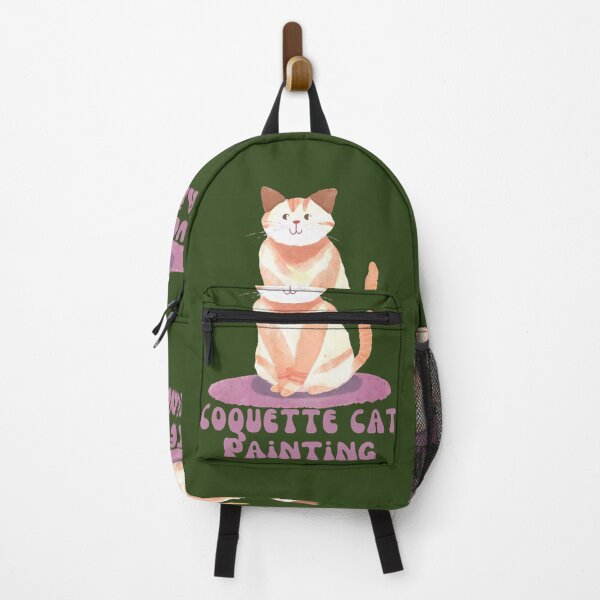 Item preview, coquette cat funny painting cute cat lovers designed and sold by Adventure paradise ⭐⭐⭐⭐⭐.