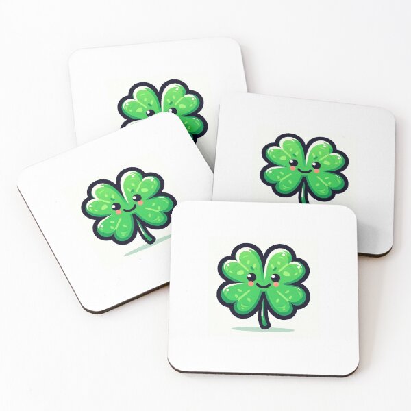 Item preview, Cute cartoonish 4-leaf clover designed and sold by raleca78.